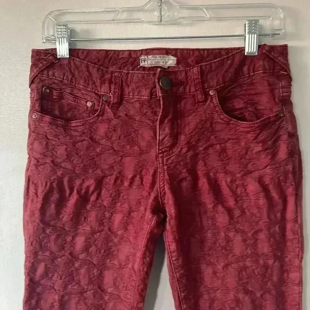 Free people textured jeans